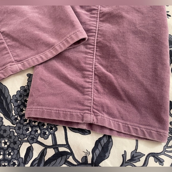 Talbots High Waist Straight Leg Corduroy Pants in light purple - Picture 7 of 11